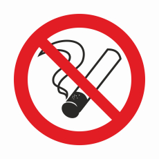 P 01 Запрещается курить - Знаки безопасности